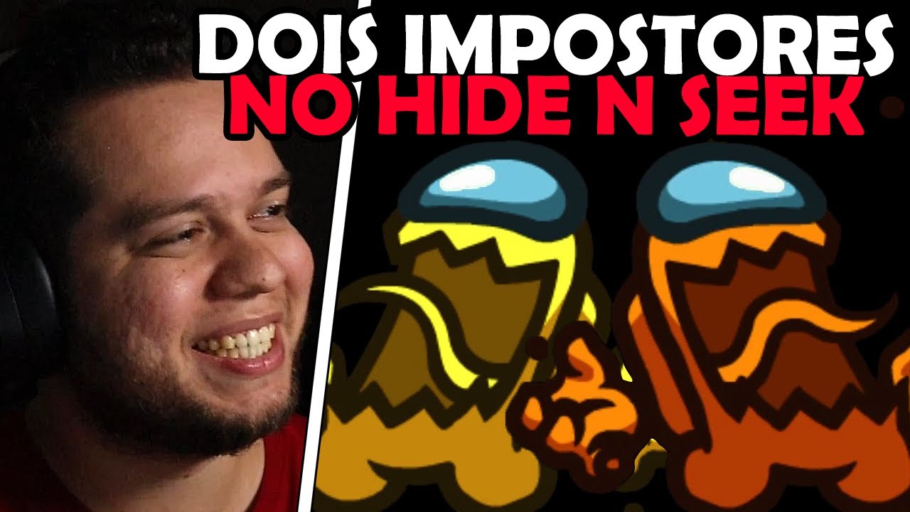 AMONG US HIDE N SEEK mas.. EU e MINHA AMIGA VIRAMOS IMPOSTORES JUNTOS! (Esconde Esconde)