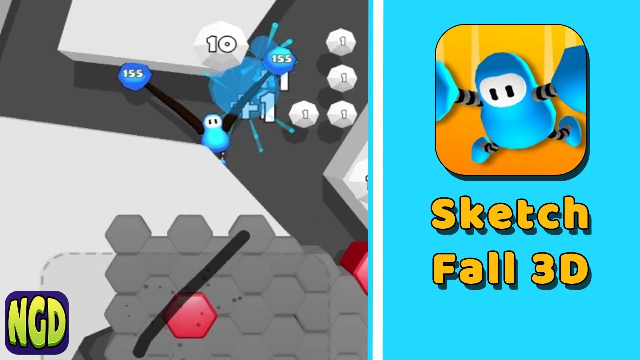 Sketch Fall 3D - Gameplay Walkthrough | New Games Daily