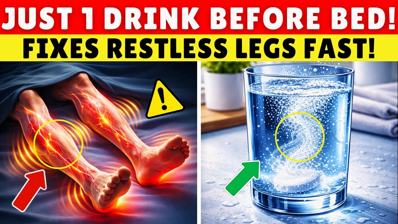 Can't Sleep After 60? Just THIS Before Bed Stops Restless Legs Tonight