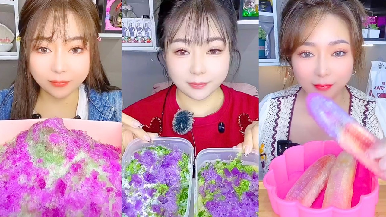 Rainbow Snow Ice with Jelly Cubes & Crystal Candy Bites