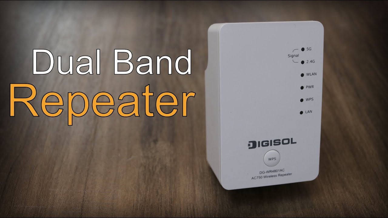 Digisol DG-WR4801AC AC750 Dual-Band Wireless Repeater