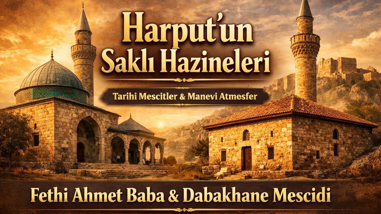FETHİ AHMET BABA TÜRBESİ / DABAKHANE MESCİDİ ✔️ #elazığ #harput