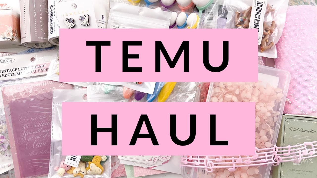 HUGE TEMU Craft Haul! - Fall, Journaling, and More!