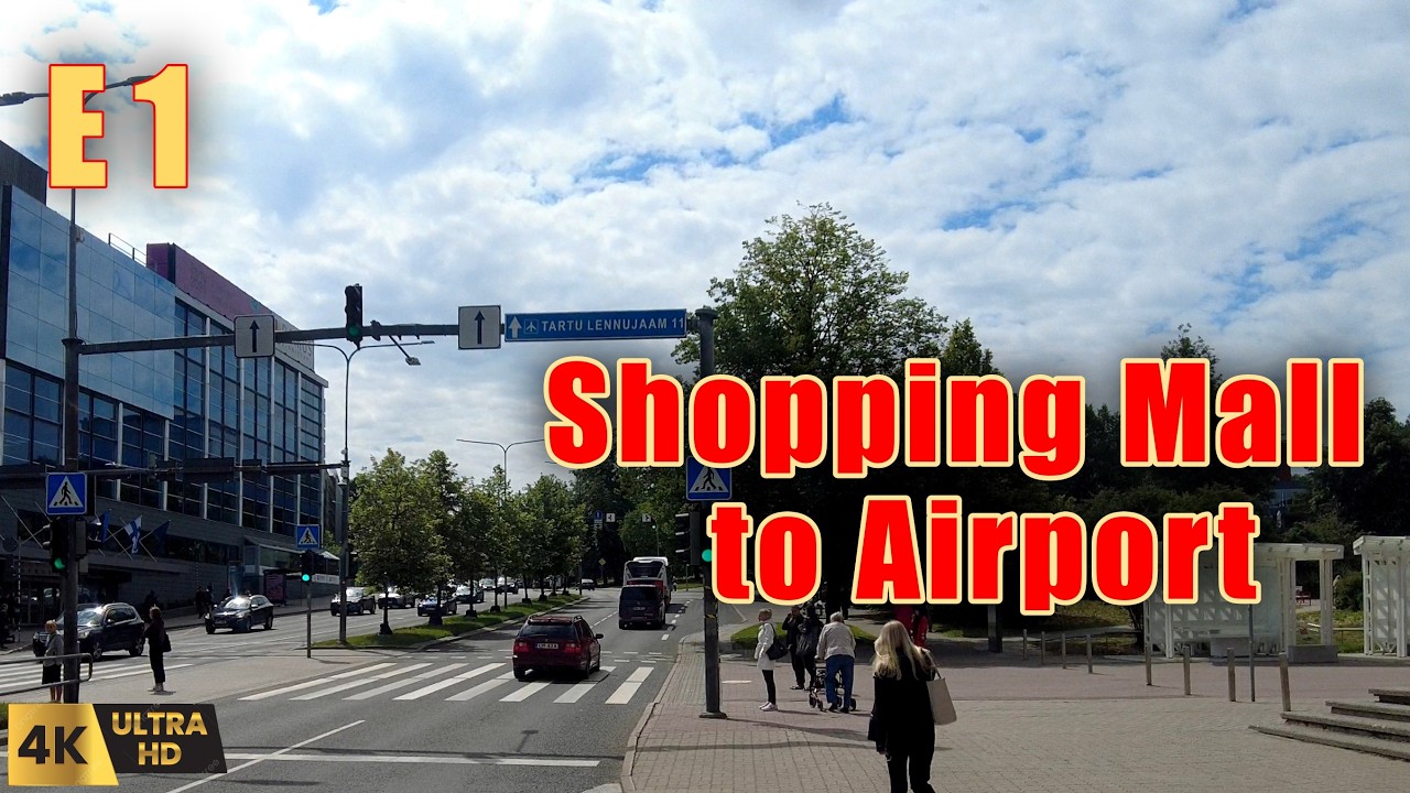 Relaxing E1 City Bus Ride: Tartu to Scenic Countryside & Airport