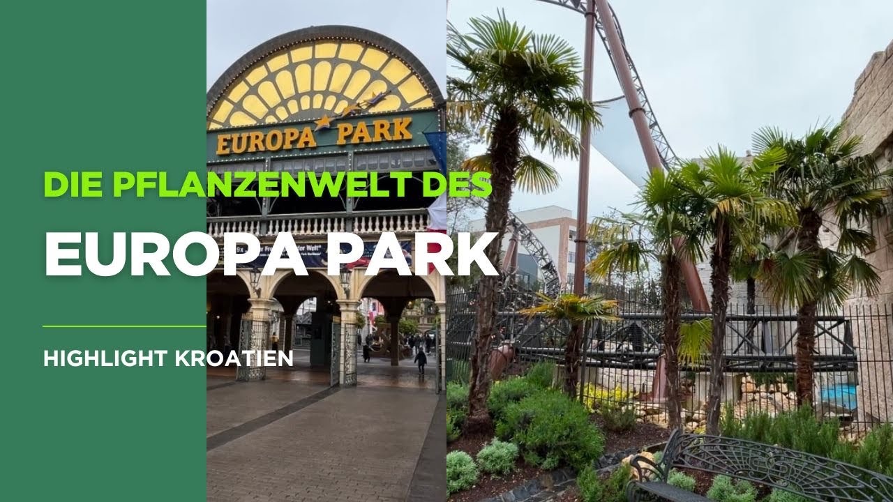 Die Pflanzenwelt im Europa Park - Themenbereich Kroatien 🇭🇷 Das Highlight