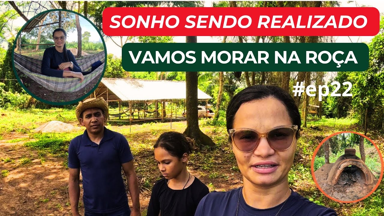 SONHO de MORAR na ROÇA SENDO REALIZADO, TRABALHAMOS DURO PRA CONSEGUIR REALIZAR #ep22 
