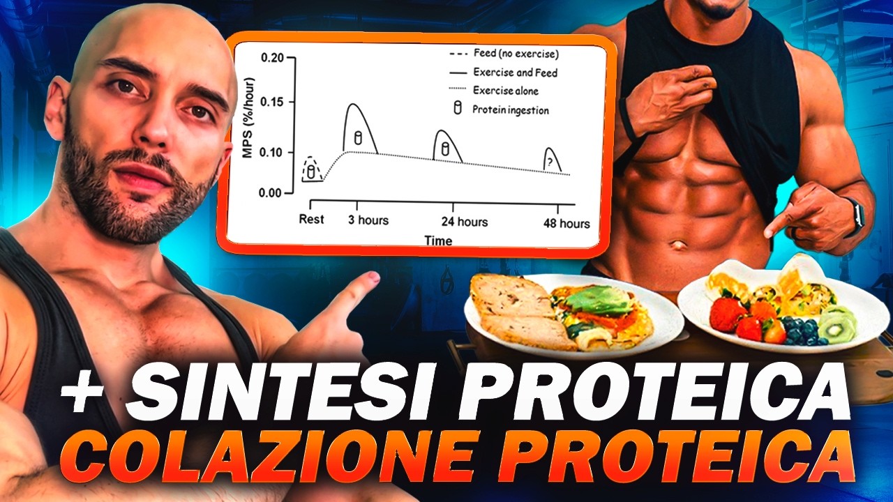 la COLAZIONE PROTEICA Ideale per AUMENTARE la SINTESI PROTEICA