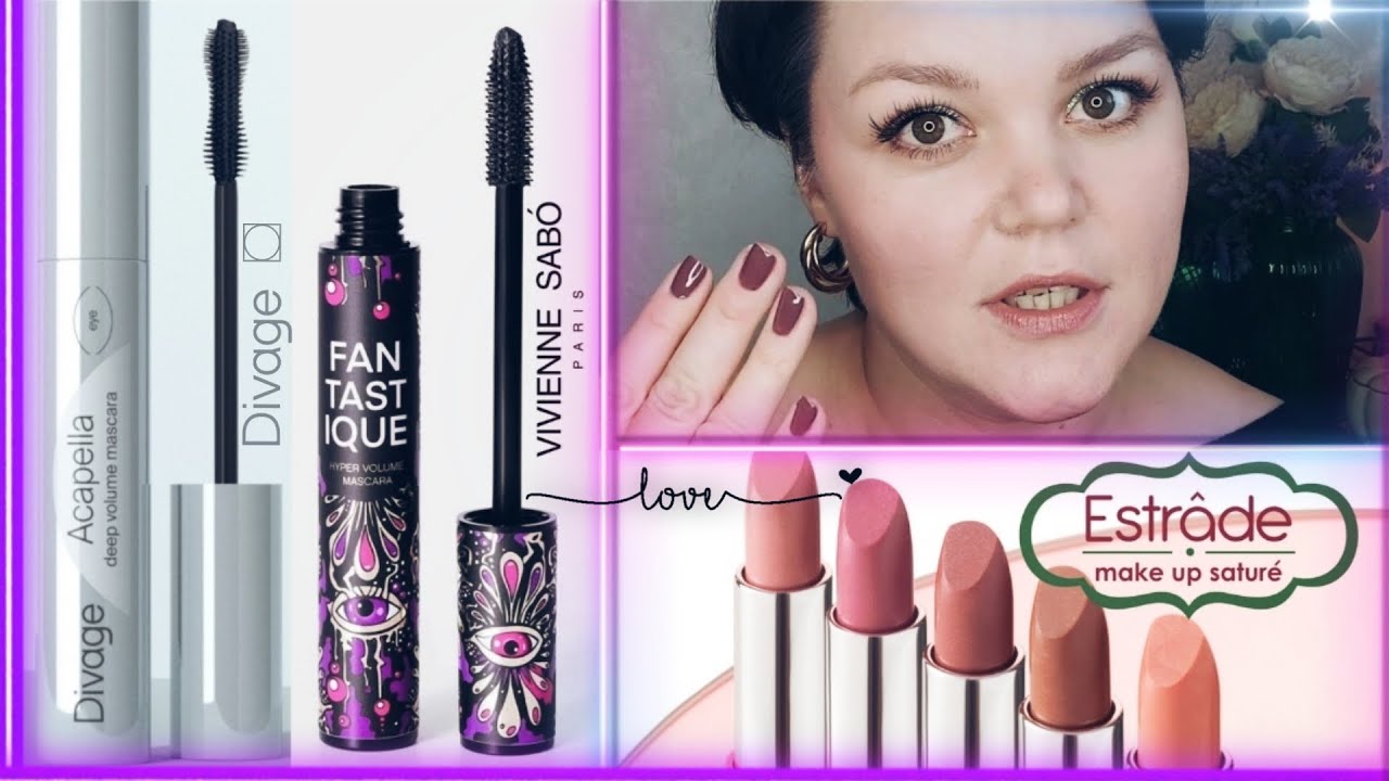 ШОК от туши для ресниц... НОВЫЕ бальзамы для губ. СВОТЧИ #divage #viviennesabo #estrade 