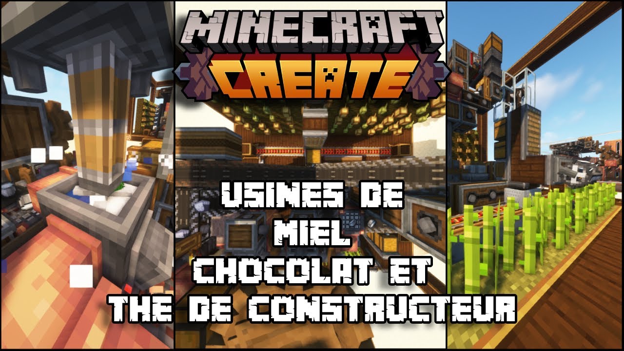 Minecraft Create [FR] - Fabrication de Miel, de Chocolat et de Thé #15