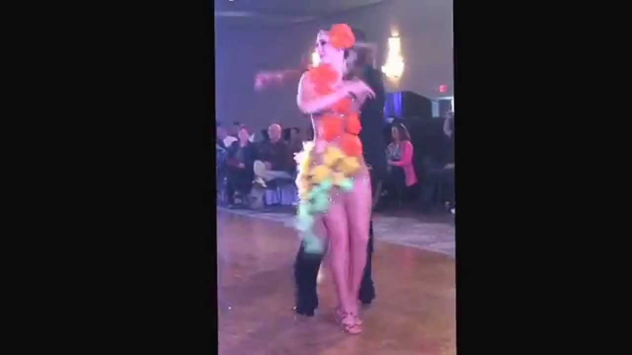 Salsa heat at World Salsa Summit - February 2015. Nancy Bocanegra (Am)  and Garry Portugal (Pro)