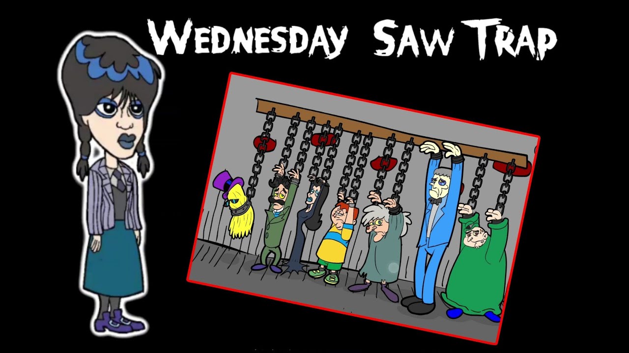 WEDNESDAY Saw Trap walkthrough |Mazniac|