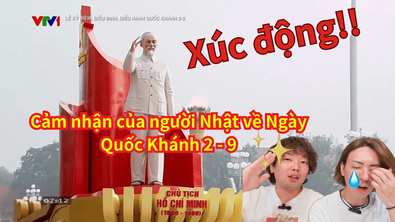 🇻🇳×🇯🇵 Người Nhật lần đầu xem lễ diễu hành Ngày Quốc khánh Việt Nam!