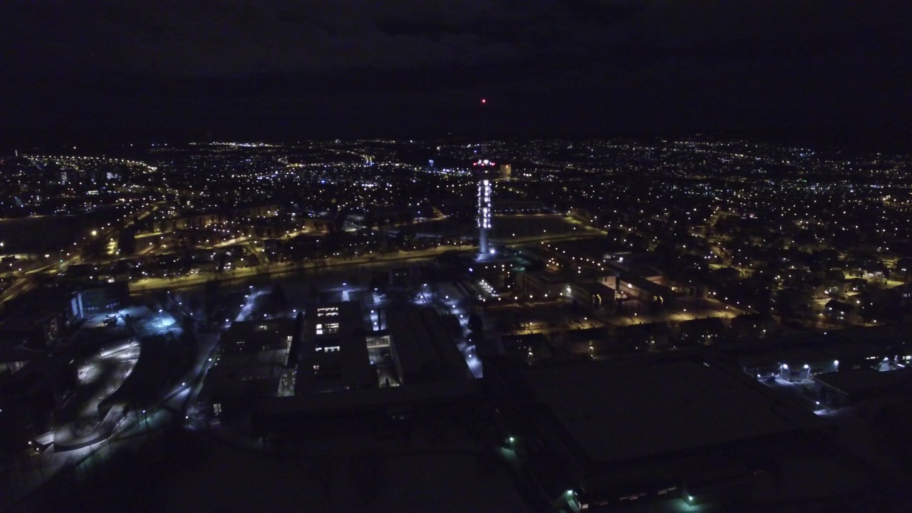 Tyholt tårnet by night