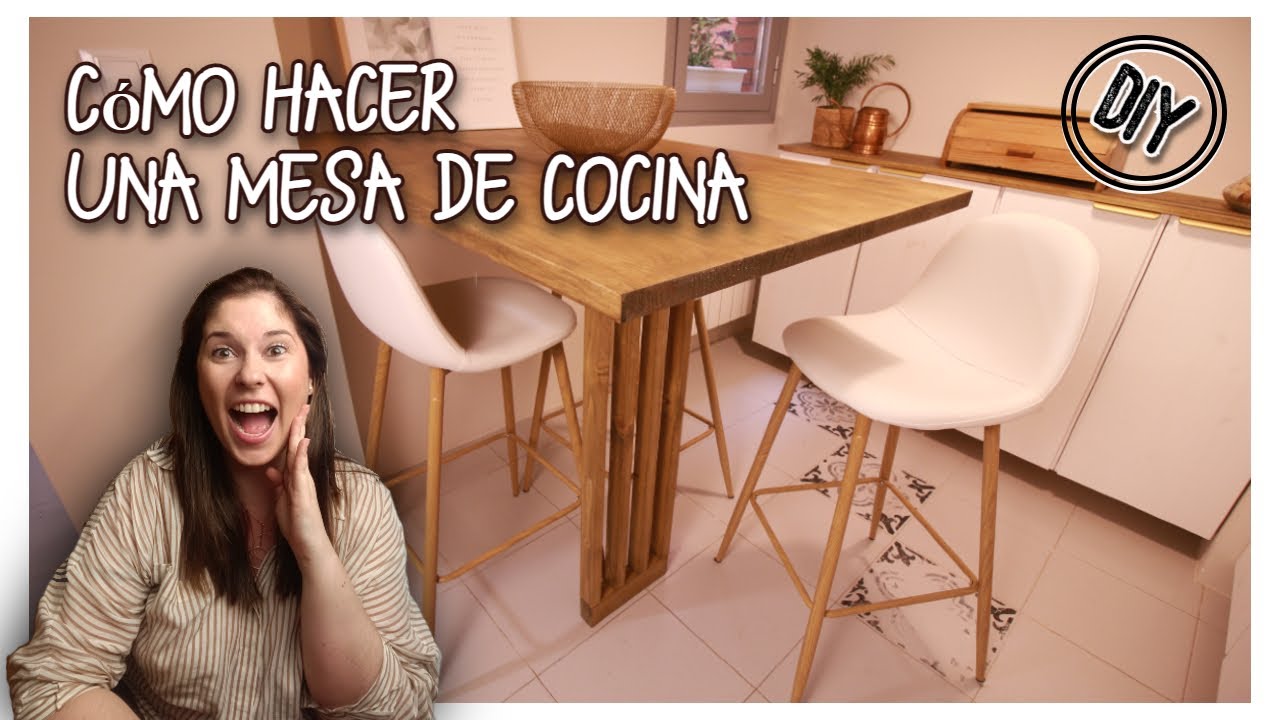 Hacer MESA de COCINA -  DIY ✨ REFORMA de la COCINA SIN OBRAS  👣 Paso a Paso