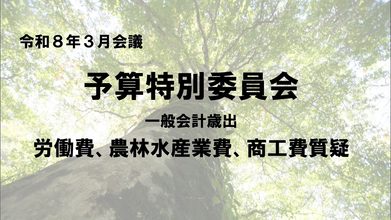 R8.3.9　只見町予算特別委員会③