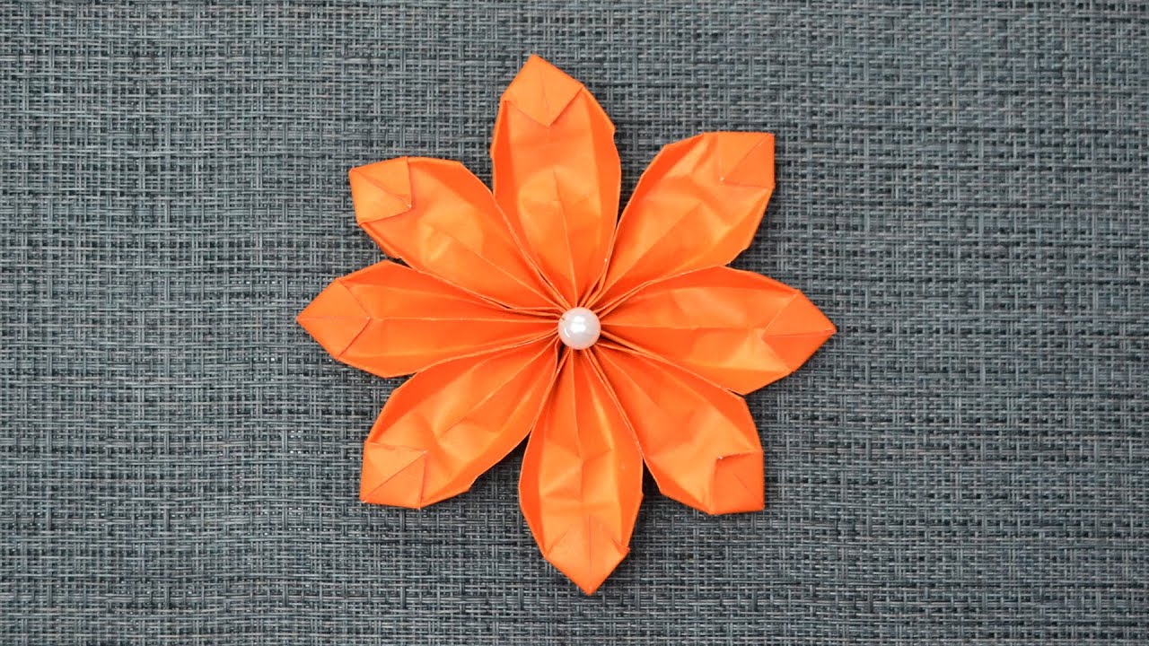 How to make a Paper FLOWER Origami | Tutorial DIY by ColorMania