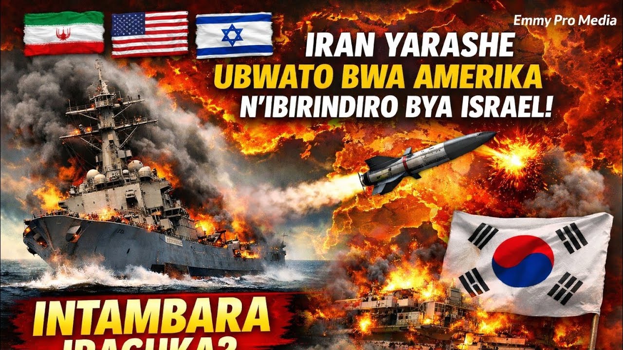 Iran yarashe ubwato bw'amerika n'ibirindiro by'ubutasi BWA ISRAHELI! Bite bya koreya y'epfo ?