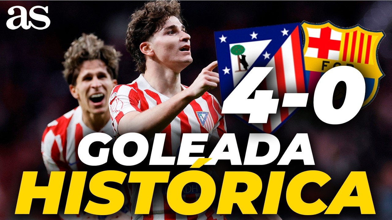 ATLÉTICO 4 - BARÇA 0 | SEMIS COPA (IDA) | Así ha sido la GOLEADA ROJIBLANCA | Carrusel Deportivo