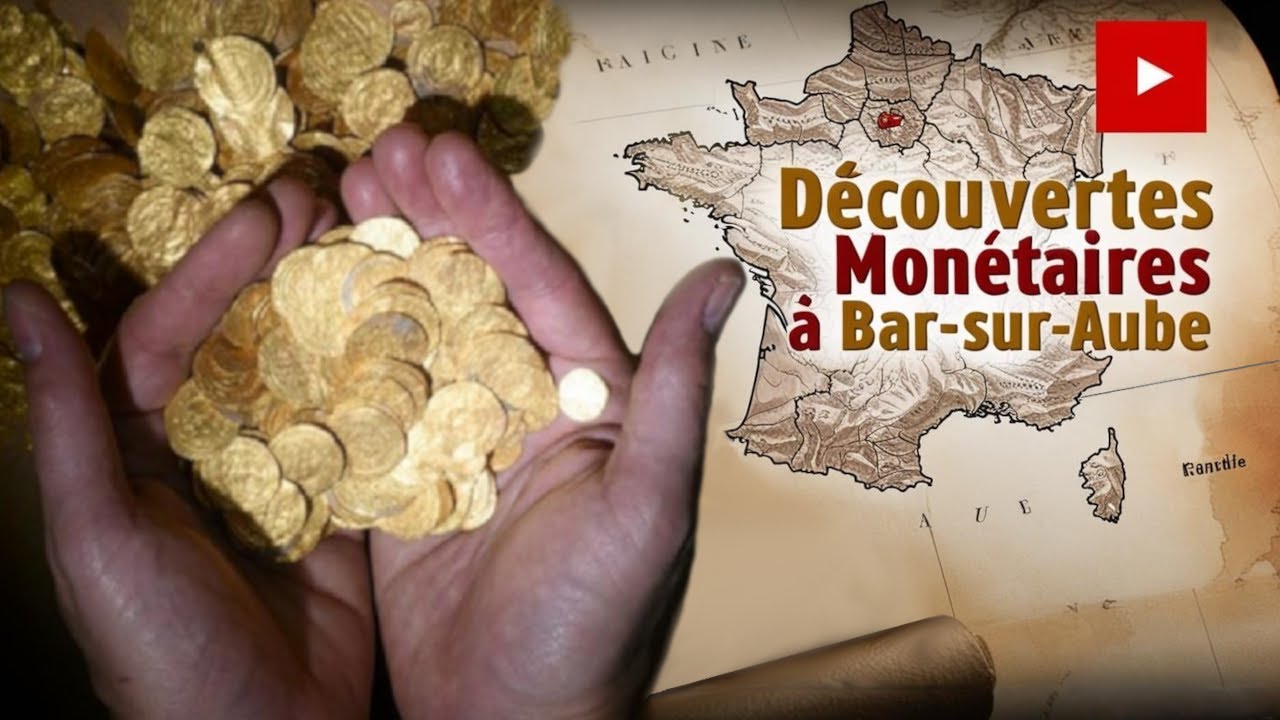 Incroyable Découverte de Pièces de Monnaie Rares à Bar-sur-Aube ! 🏺✨ #trésor #découverte #coins