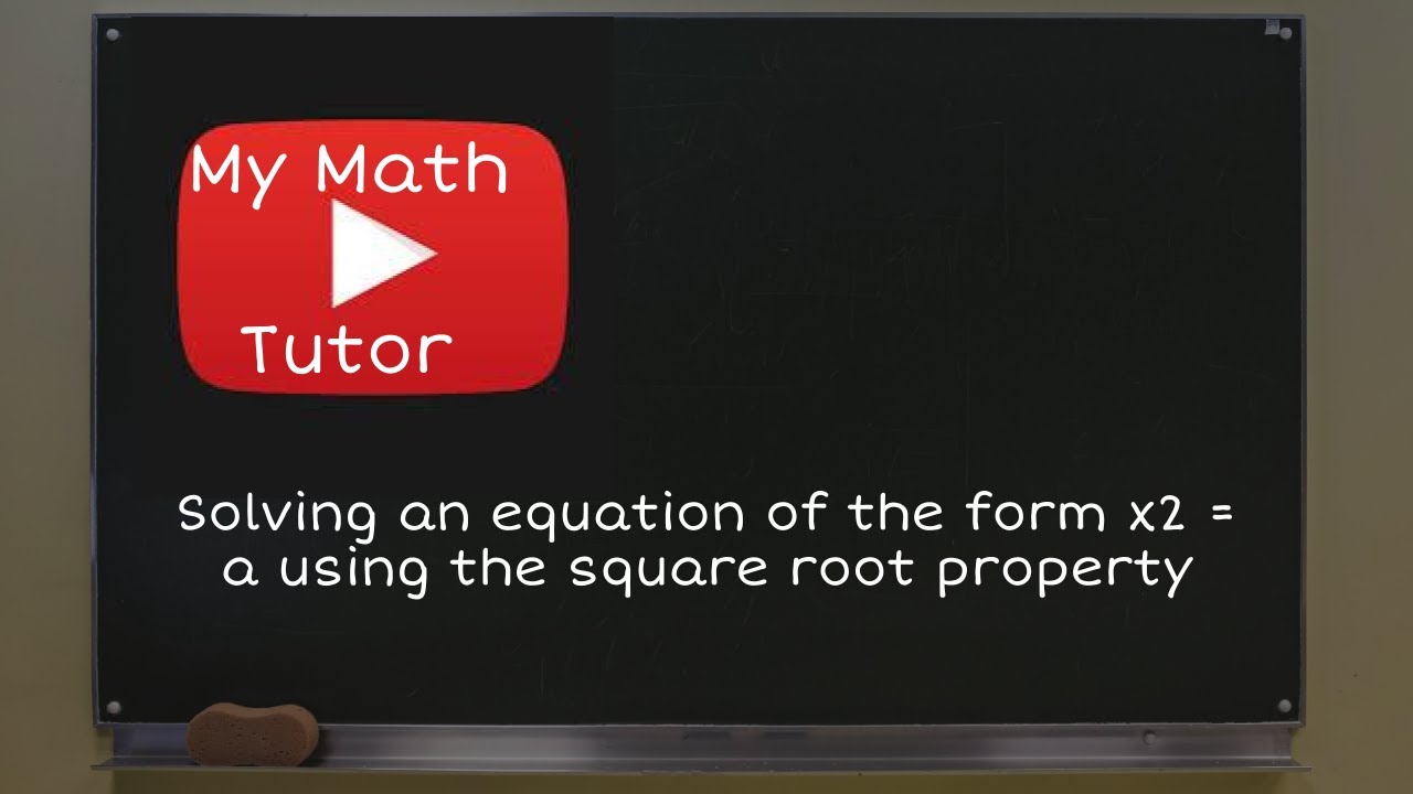 ALEKS | Solving an equation of the form x2 = a using the square root property