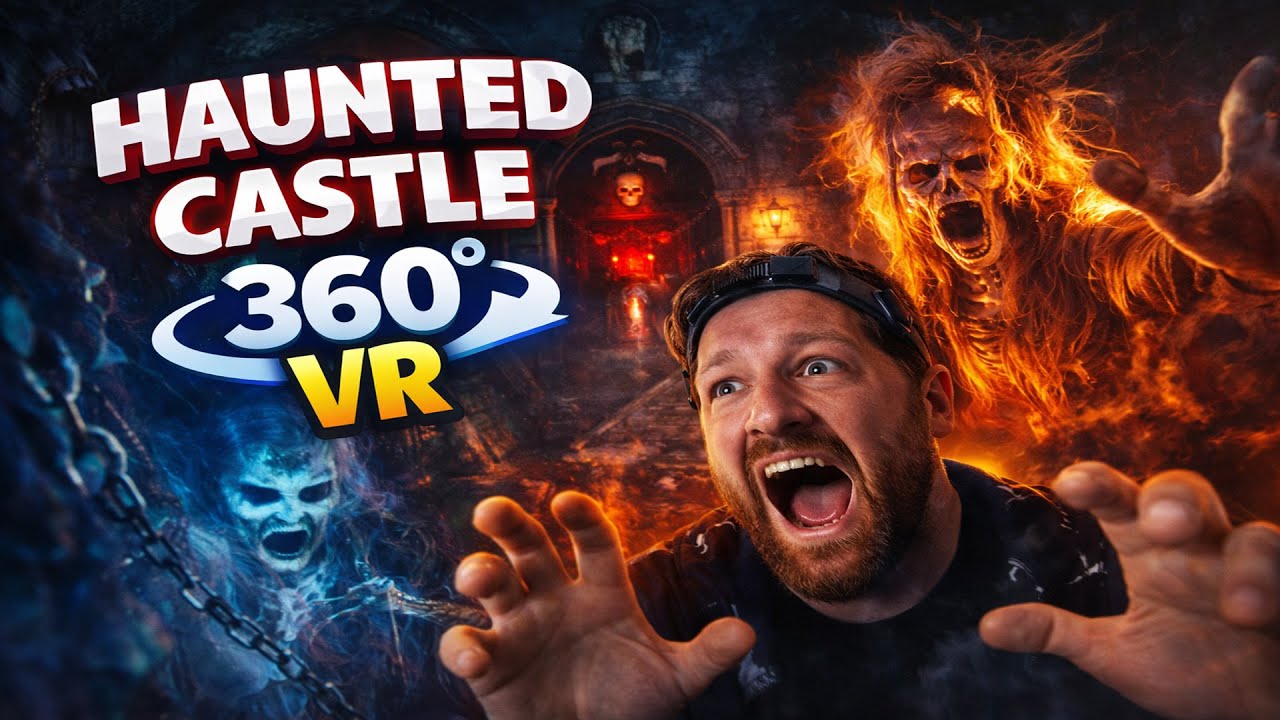 ENTER THE HAUNTED CASTLE ~ Terrifying 360° VR Walk-Through (You Are There)