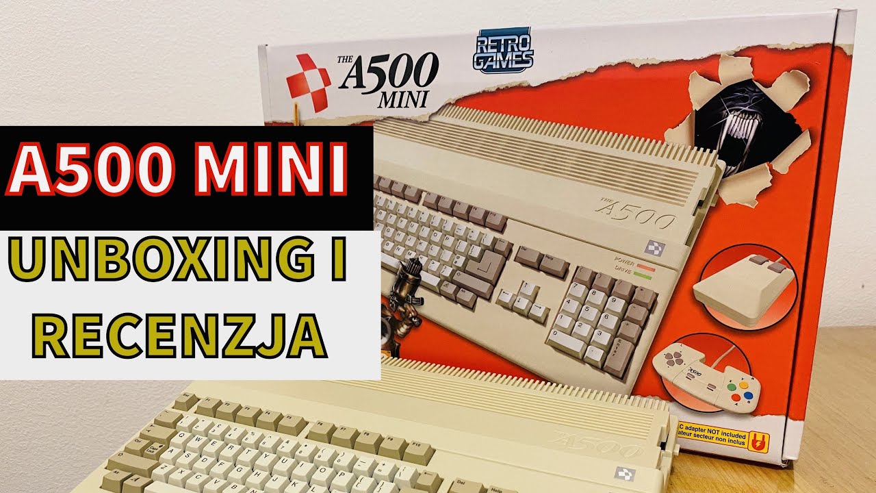 A500 mini Amiga retro - Unboxing i recenzja RETRO STREFA