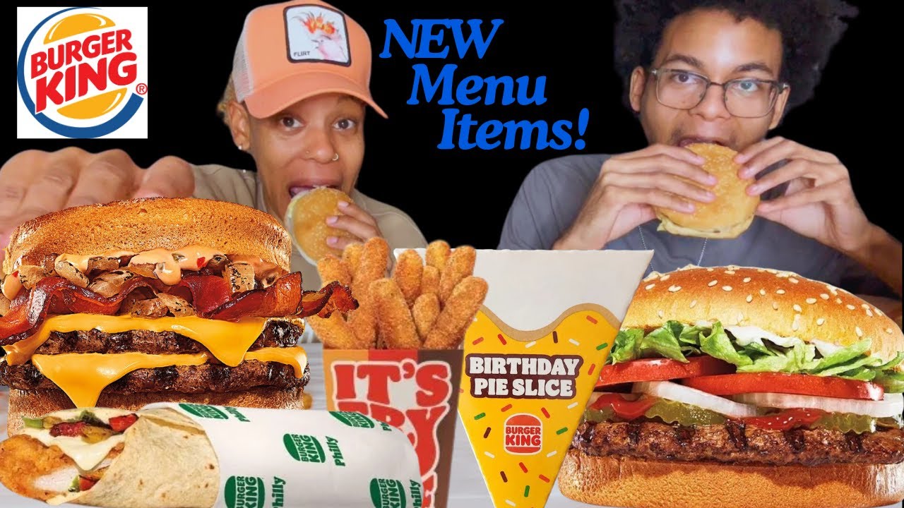 BURGER KING'S NEW PHILLY MELT AND MOZZ FRIES WITH ELI (HE HATED MY BURGER!)
