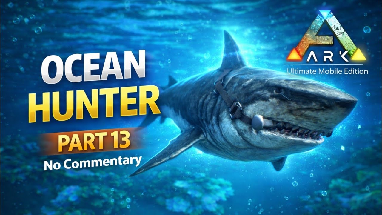 Taming Megalodon | Ark Ultimate Mobile Edition Part 13 | No Commentary | The Island map 
