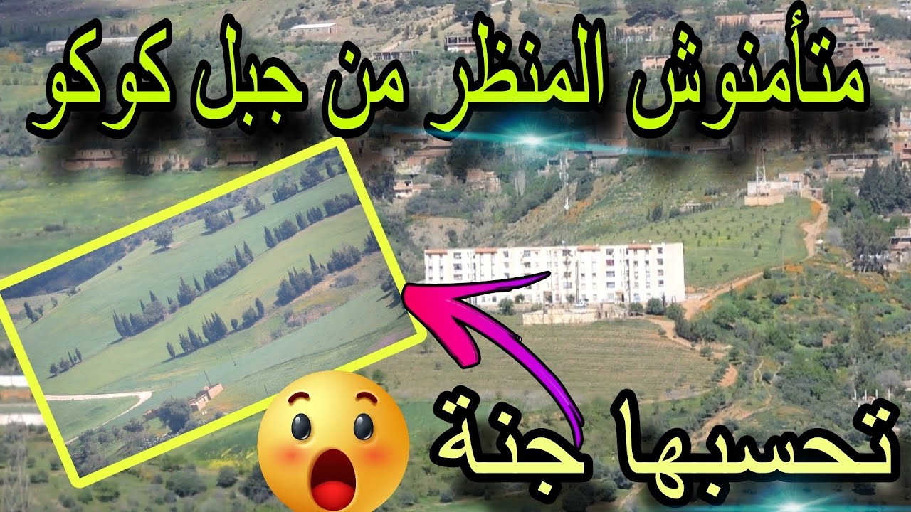 طلعت لجبل كوكو متأمنوش المنظر من القمة#اكسبلور #الجزائر