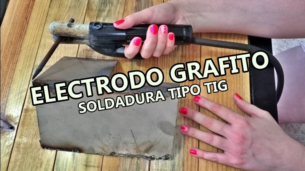 Soldadura con electrodo de grafito BUENO Y MALO. Aprendiendo a soldar