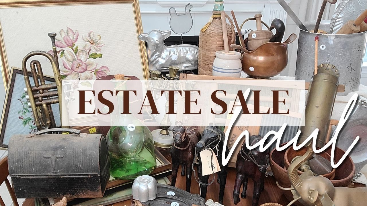THE MOST AMAZING ESTATE SALE I HAVE EVERY BEEN TO • some of the most unique items I have ever found