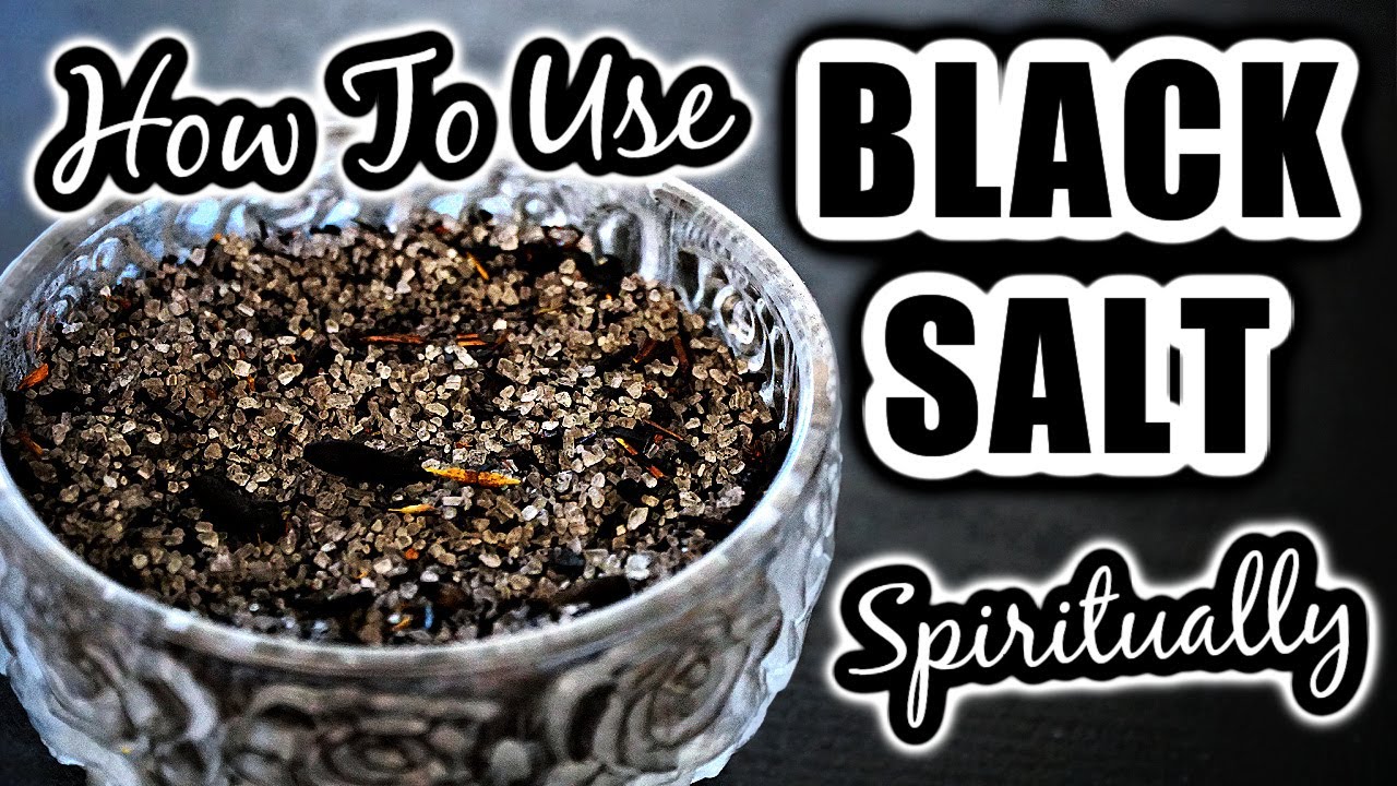 🖤 HOW TO USE BLACK SALT 🧿 SPIRITUAL USES FOR BLACK RITUAL SALT 🖤