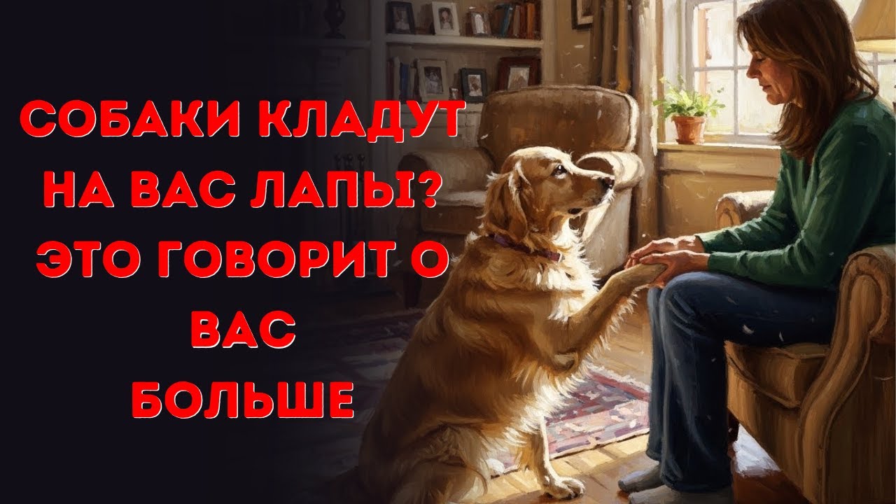 Собаки кладут на вас лапы? Это говорит о вас больше, чем вы думаете.