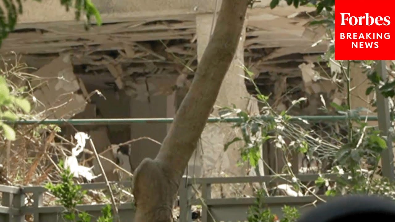 Footage Shows Aftermath Of Iranian Strikes On Tel Aviv, Israel