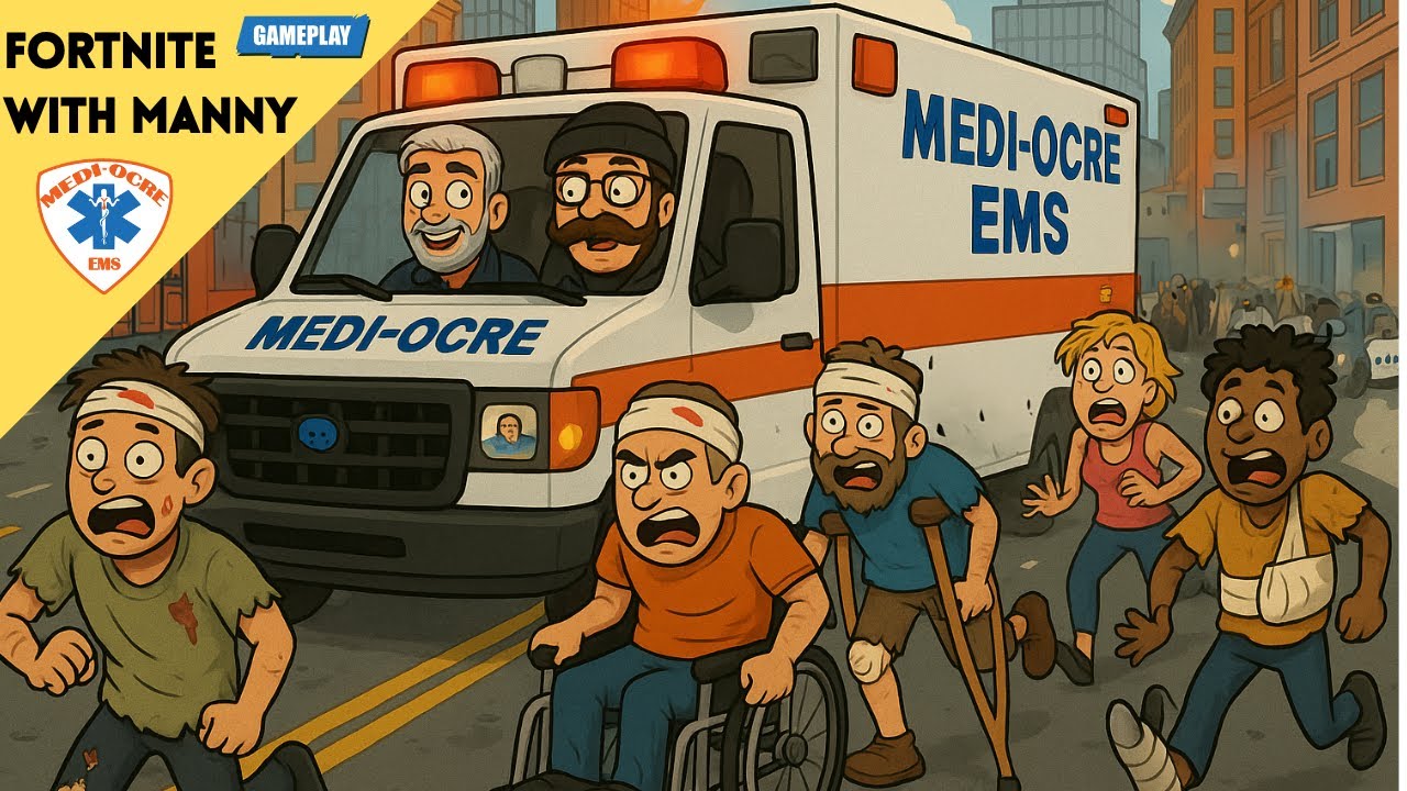 Fortnite Mayhem with Medi-ocre EMS 👨‍⚕️ | Behind the Scenes of Our Real Lives! 