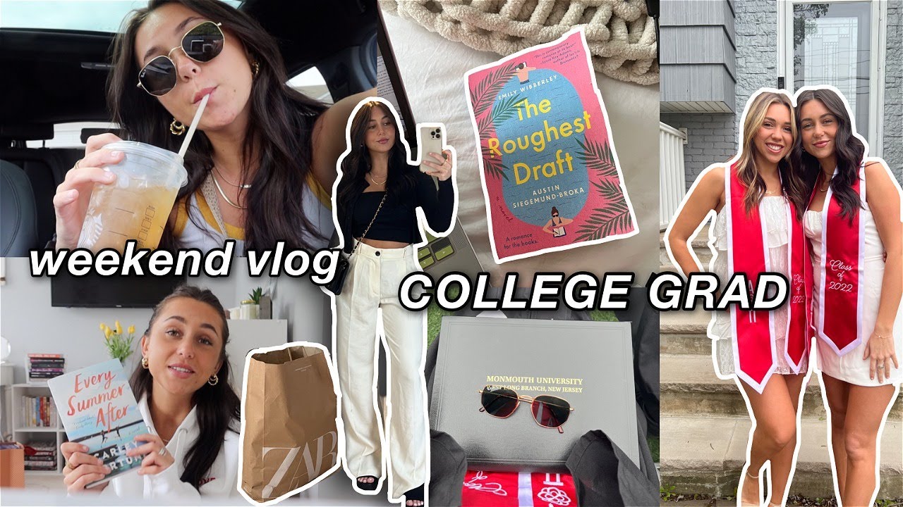 VLOG: weekend in my life (college grad, hauls, + more!)