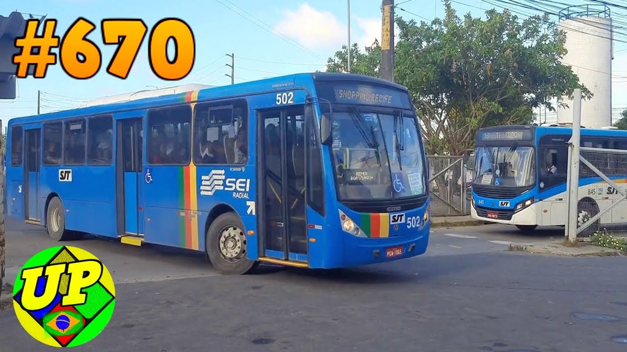 #670 Ti Cajueiro Seco - Muitos ônibus nessa movimentação na cidade de Jaboatão