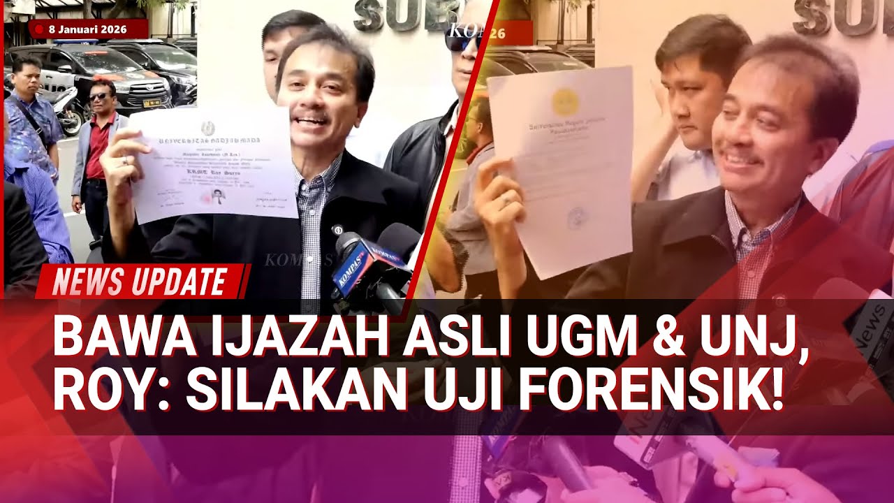 Tepis Isu Ijazah Palsu, Roy Suryo Tunjukkan Ijazah Asli UGM & UNJ: 