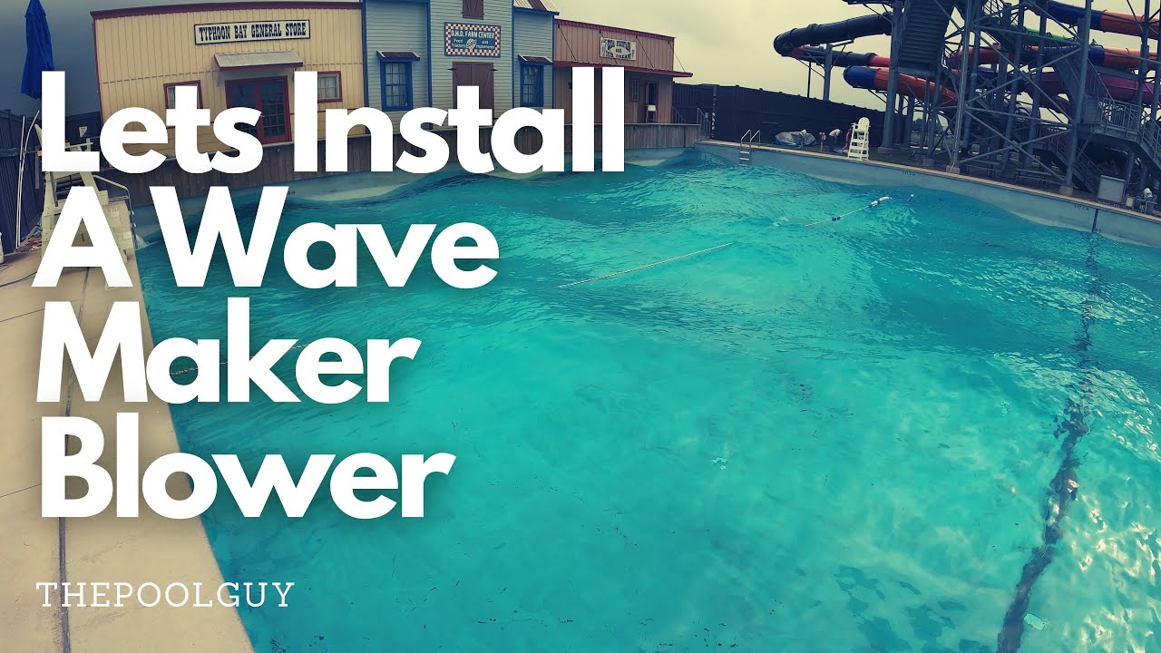 Water Park Wave Maker Blower Re-install