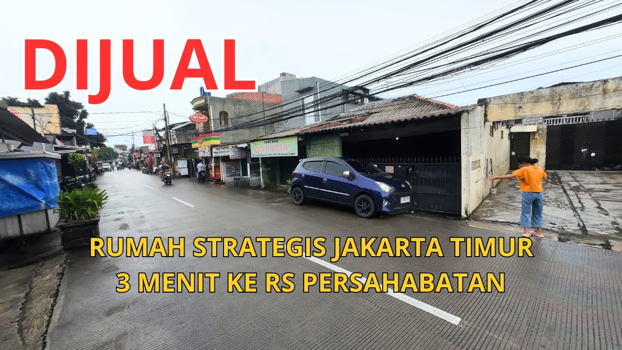 DIJUAL RUMAH TUA DI PISANGAN TIMUR 3 MENIT KE RS PERSAHABATAN RAWAMANGUN JAKARTA TIMUR