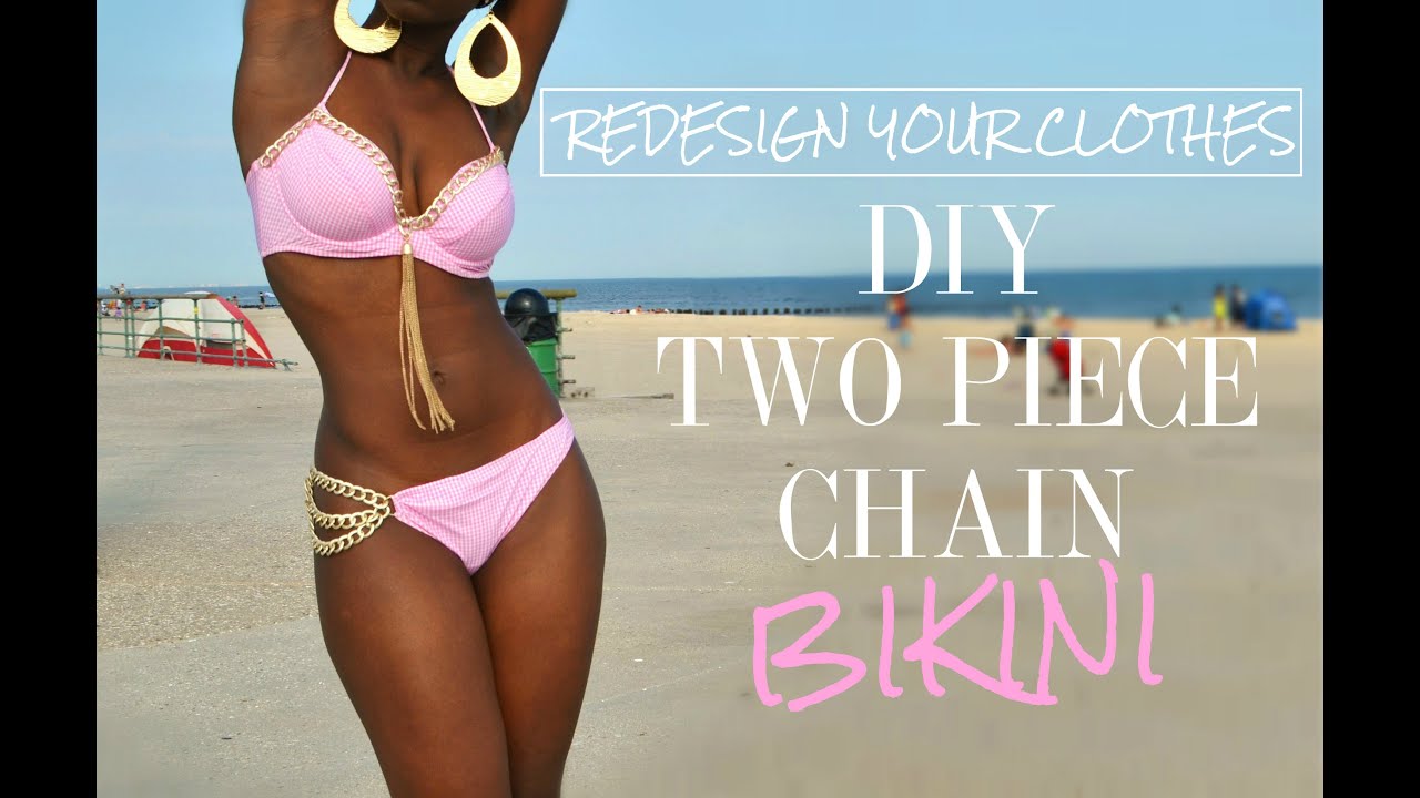 DIY Two Piece Chain Bikini Bathing Suit-(RYC) 10
