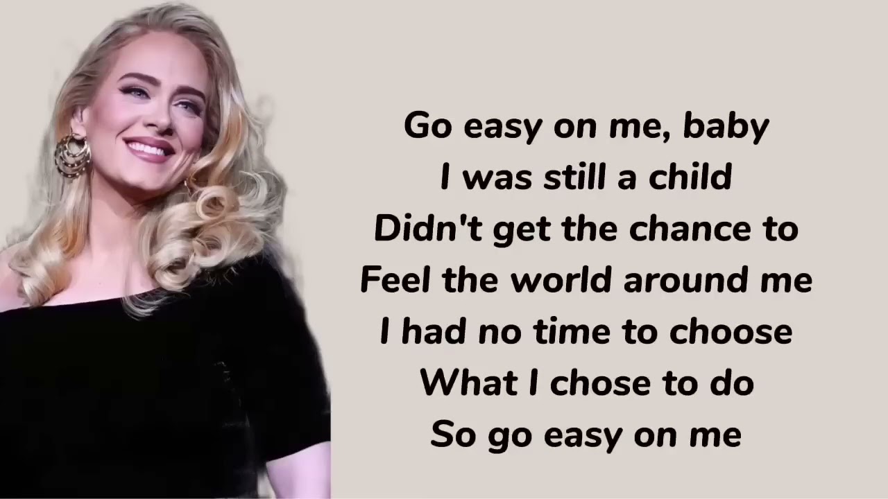 Adele - Easy On Me (Lyrics)