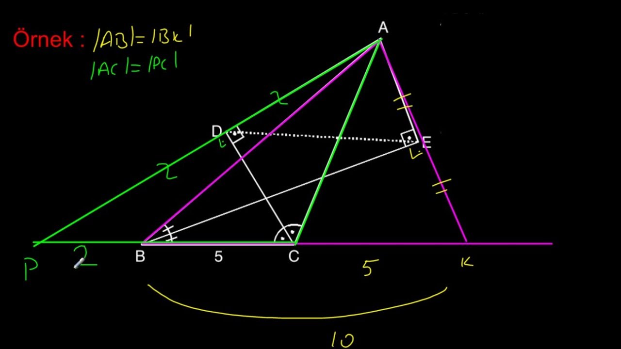 ÜÇGENLER | İKİZKENAR ÜÇGEN - 2 | GİZLENMİŞ İKİZKENAR | GEOMETRİ | METİN HOCAM