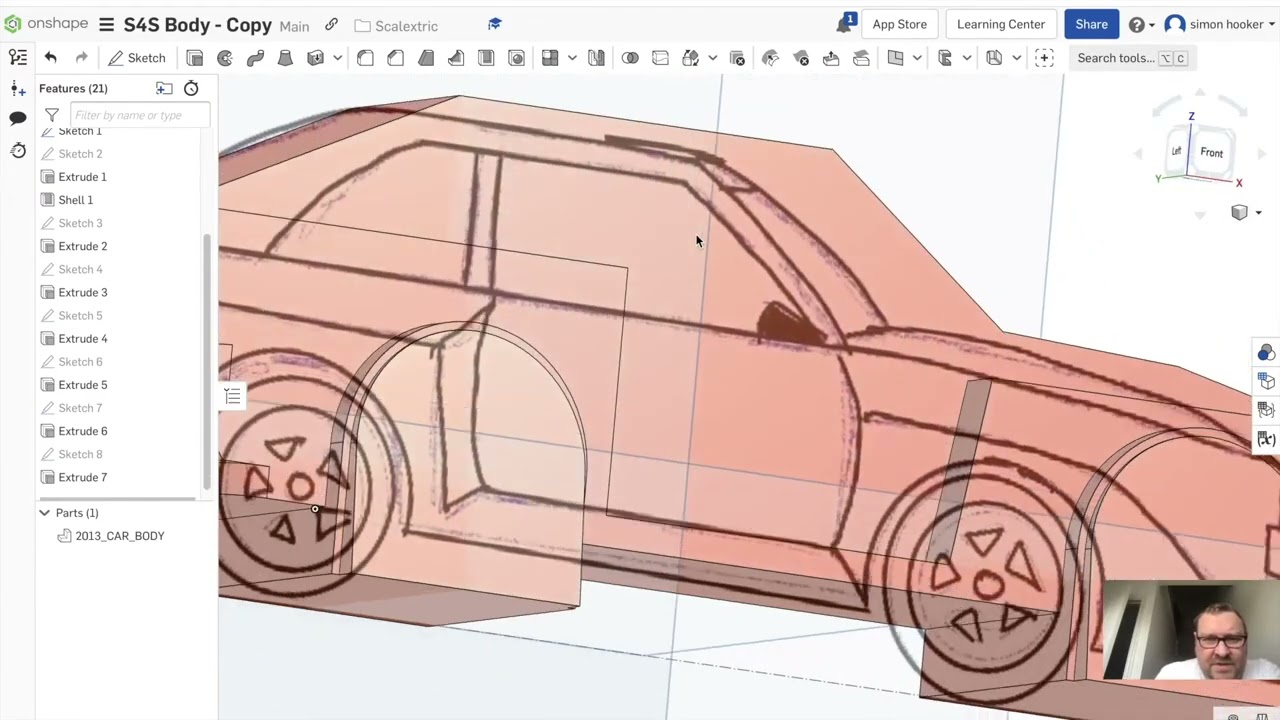 OnShape tutorial for Scalextric for schools