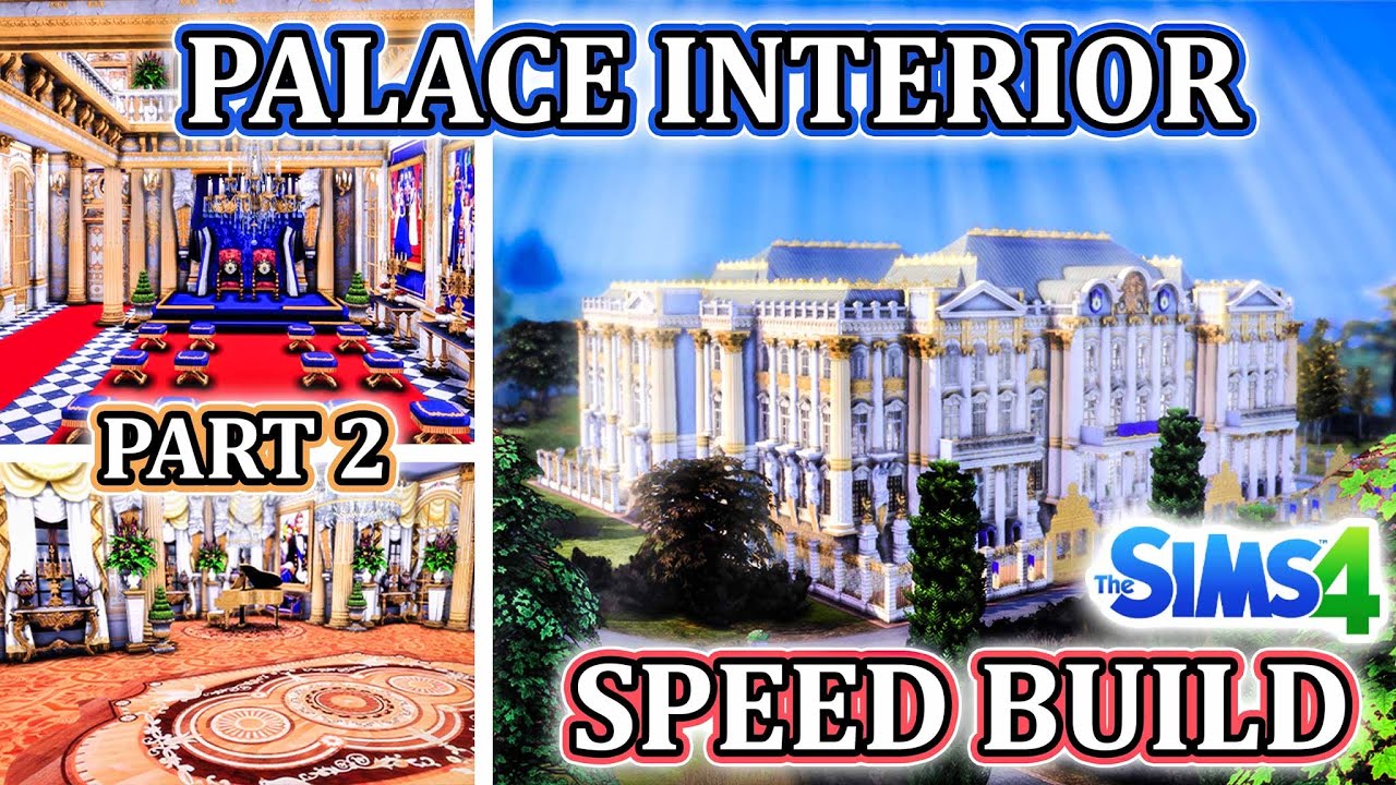New Summer Palace Interior Speed Build Part 2 | The Sims 4