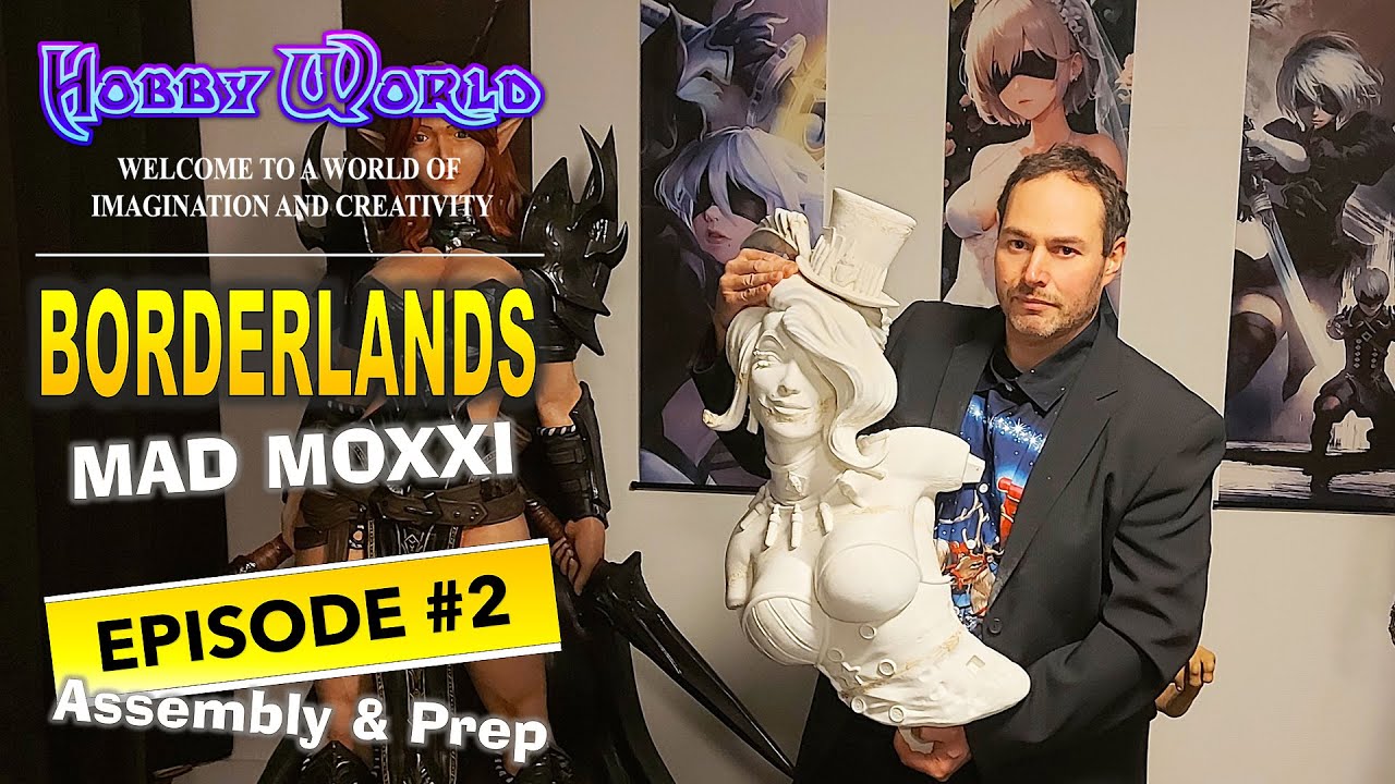 Bringing Moxxi to Life - A Borderlands Build Part 2 - Assembly & Prep [Full Sized, 3D Printed]