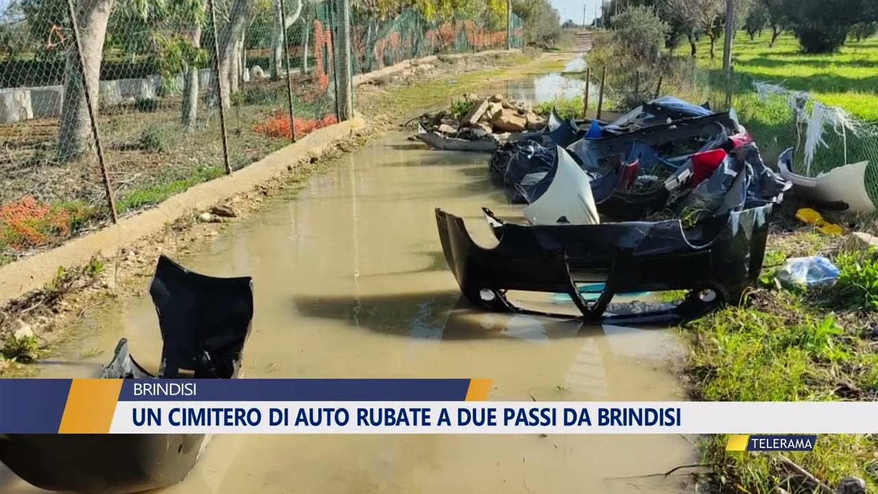 UN CIMITERO DI AUTO RUBATE A DUE PASSI DA BRINDISI
