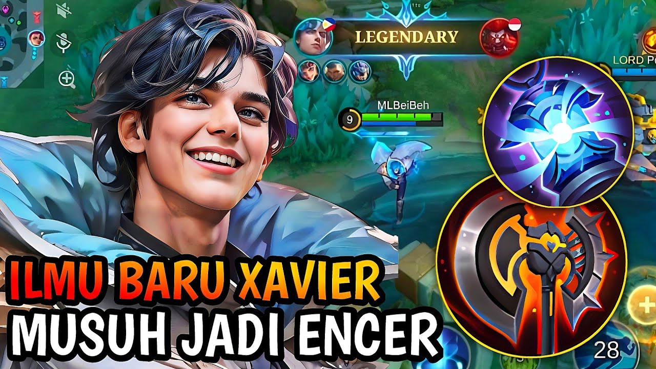 RRQ RINZ PLIS TONTON INI‼️SIKAT INI DIA XAVIER BUILD TERBARU PALING MEMATIKAN NO COUNTER| MLBB