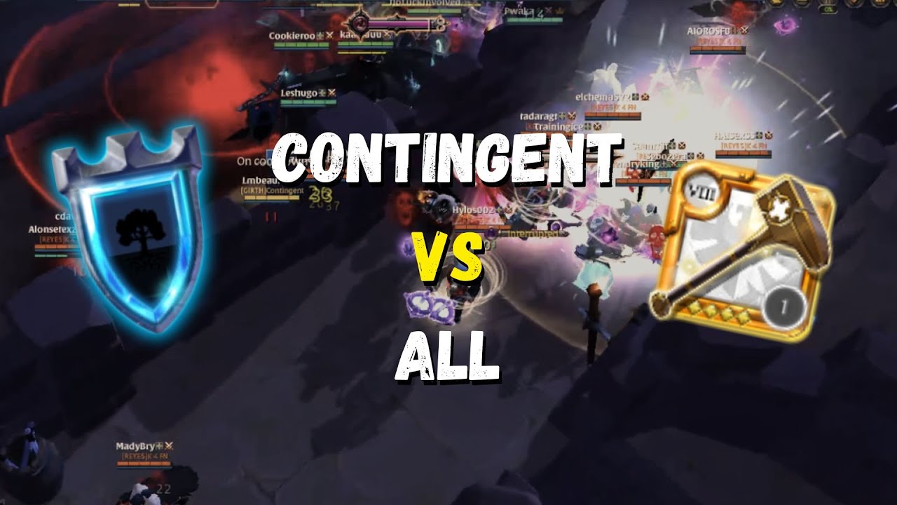 Contingent vs [HIELO] vs Gelo E Teco (Brawl) vs [REYES] | HOJ PoV | Albion Online ZvZ
