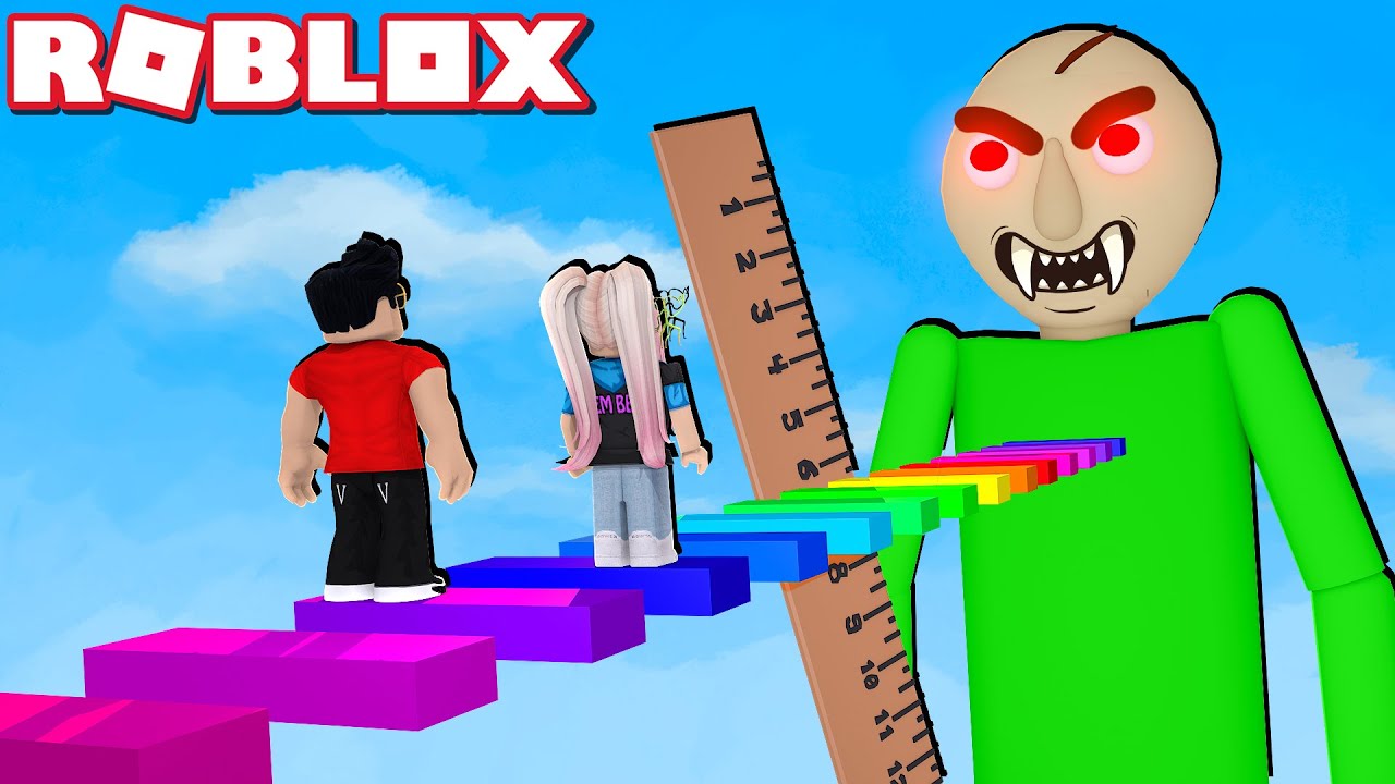ŠÍLENÉ BALDIHO OBBY!😱 Roblox Baldi Basics Obby w/@Makousek